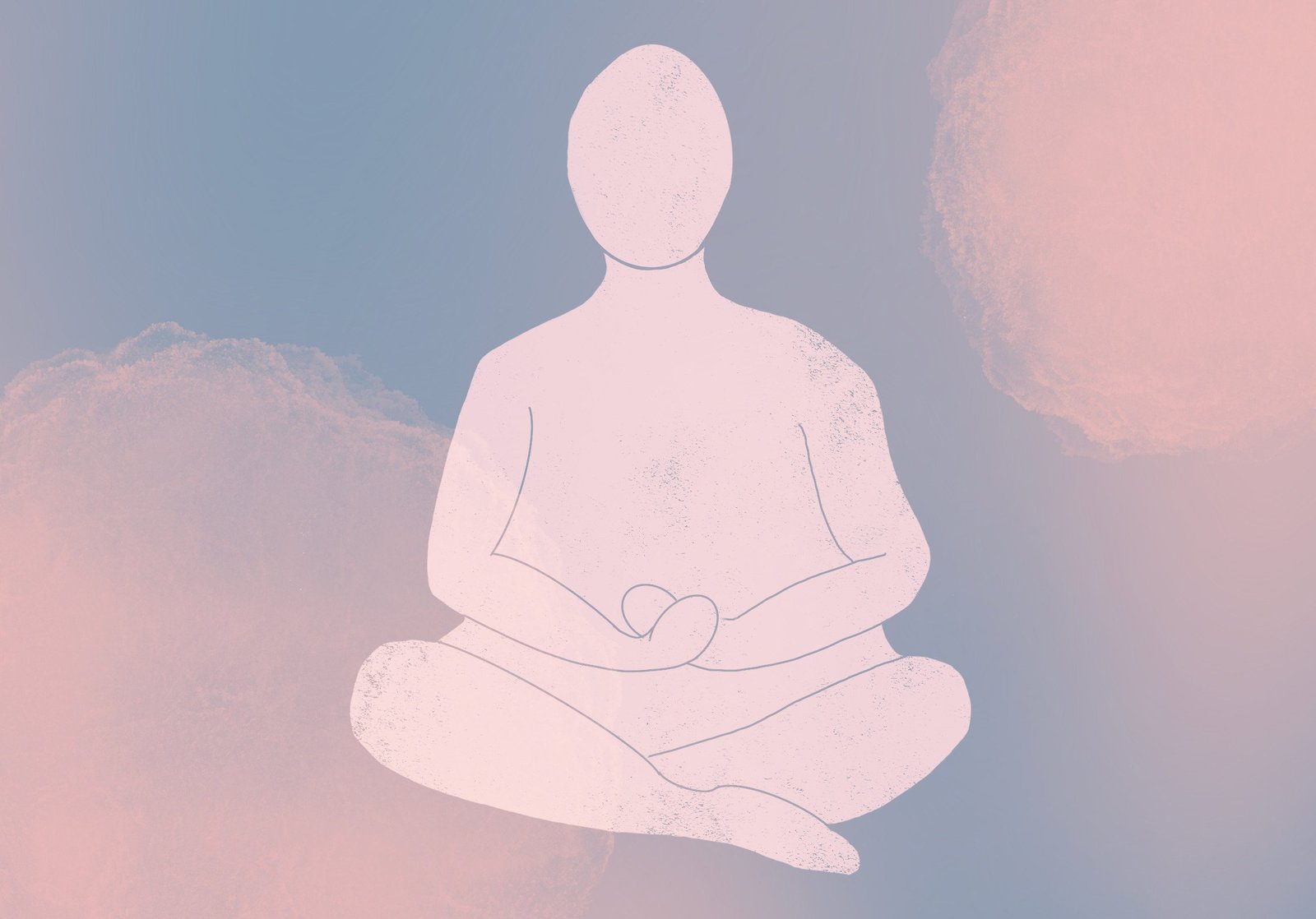 Figura seduta in meditazione - guida alla meditazione
